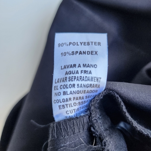 She + Sky Skirt Side Zip Faux Suede Above Knee Trendy Soft Skirt Black Sz S - Picture 9 of 11